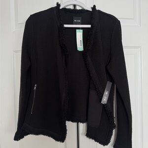 NIC+ZOE Textured Black Blazer